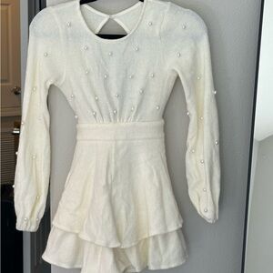 Fashion nova just a pearl romper